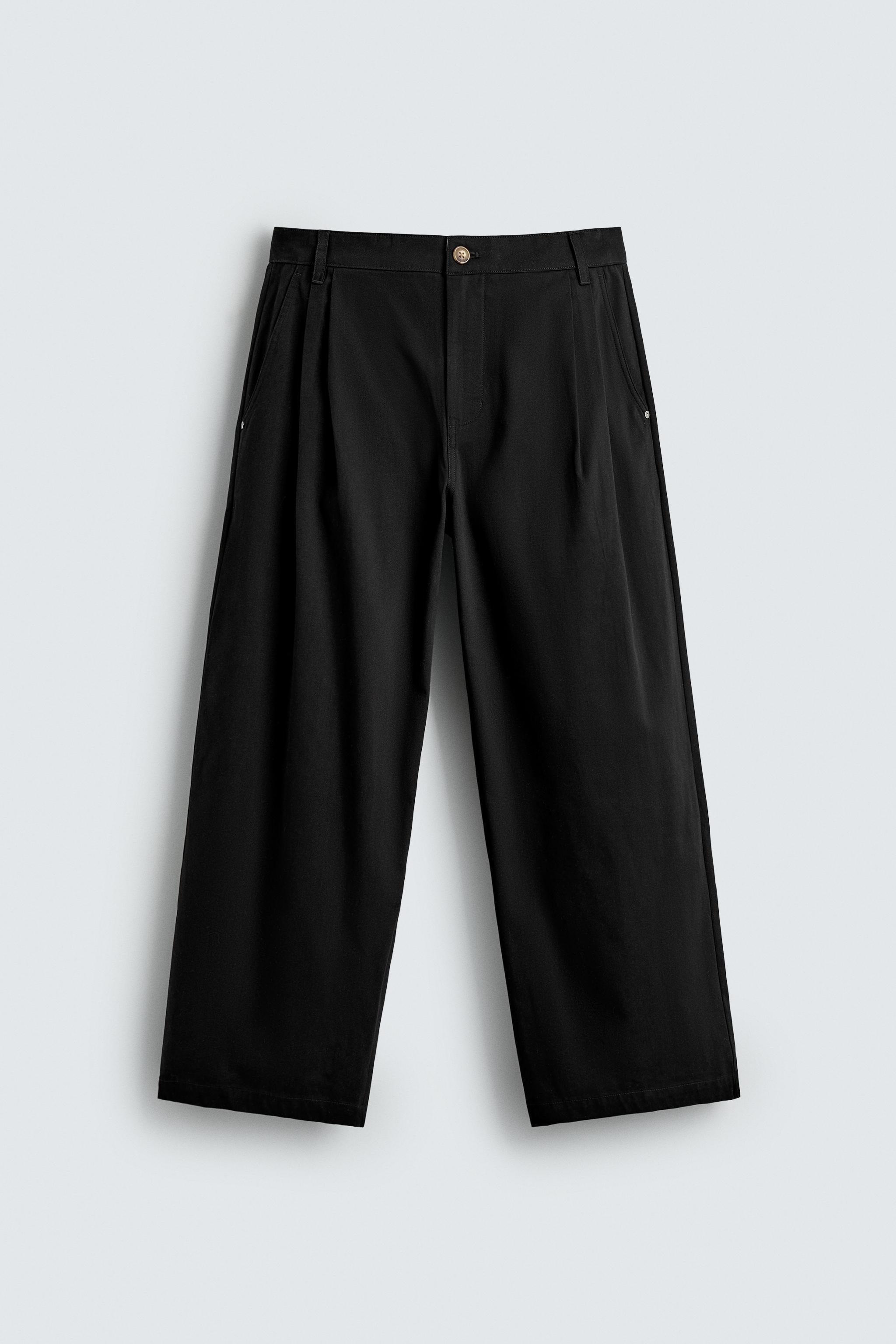 WIDE FIT CHINO PANTS